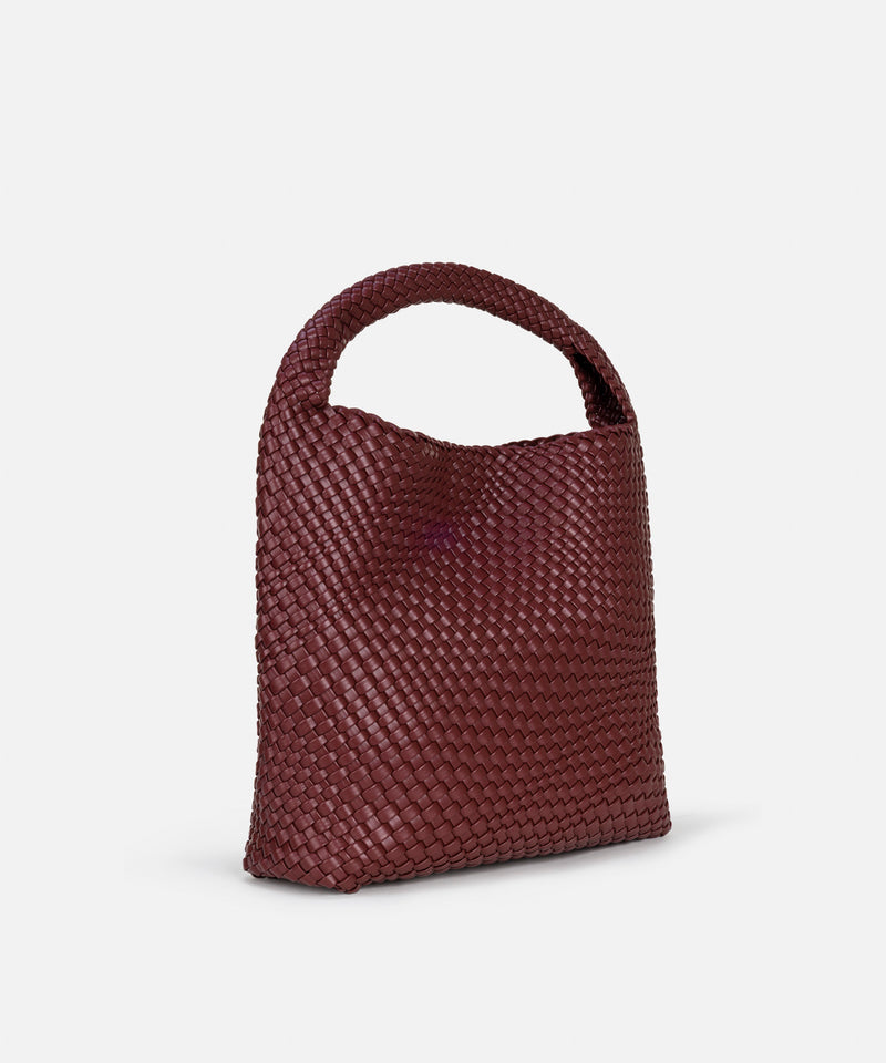 Ipekyol Lattice Slouchy Bag Bordoux