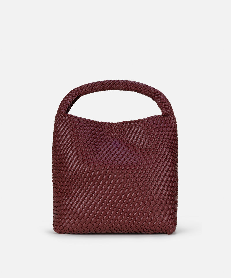 Ipekyol Lattice Slouchy Bag Bordoux