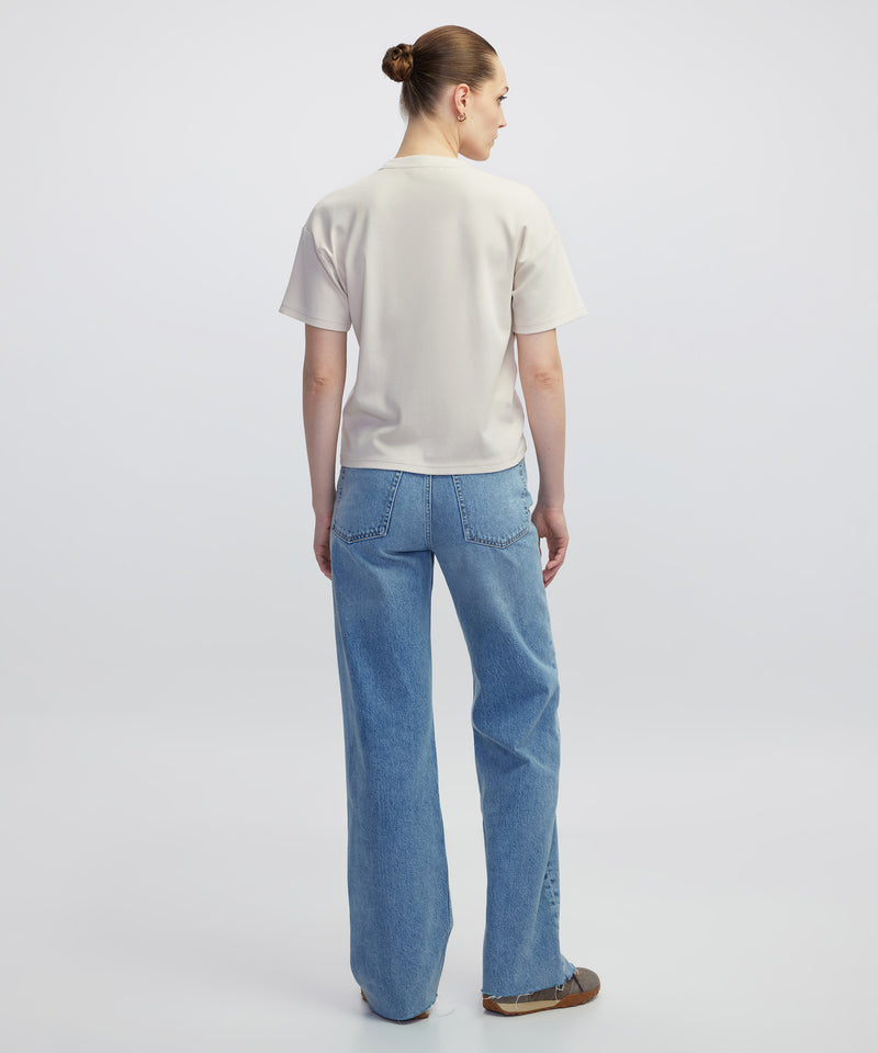 Ipekyol Floral Applique T-Shirt Cream