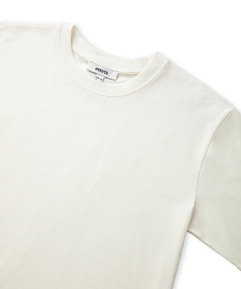 Ipekyol Crew Neck Basic T-Shirt Ecru