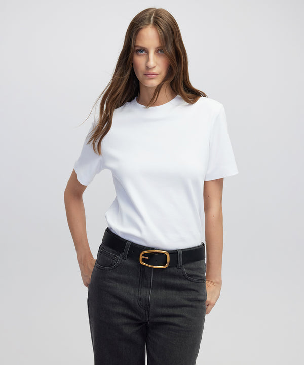 Ipekyol Relaxed Fit Basic T-Shirt Ecru