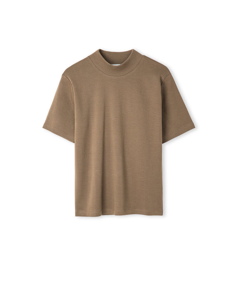 Ipekyol Ribbed Neck T-Shirt Mink