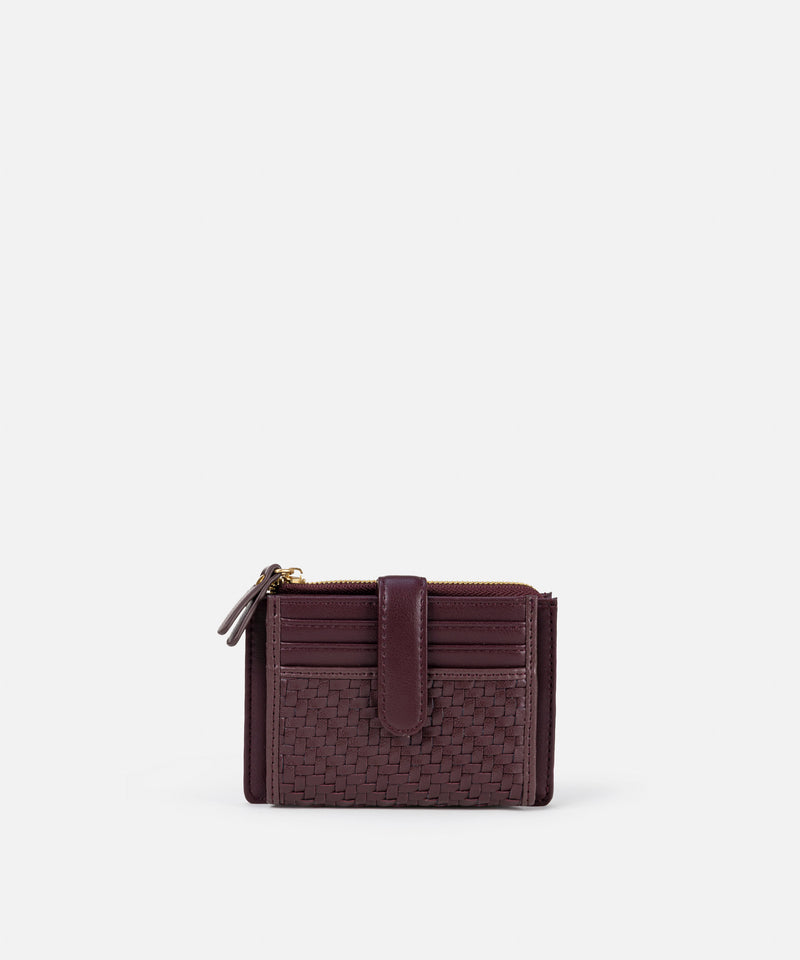 Ipekyol Intrecciato Purse  Dark Purple