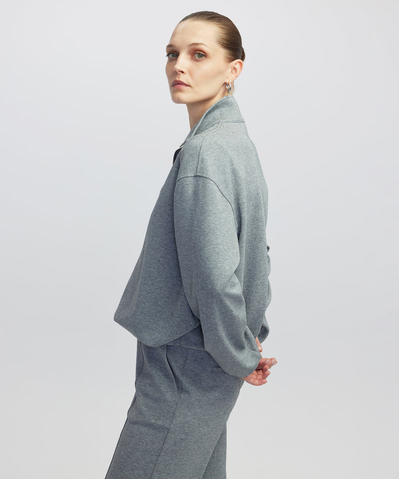 Ipekyol Layered Sweatshirt  Grey Melange