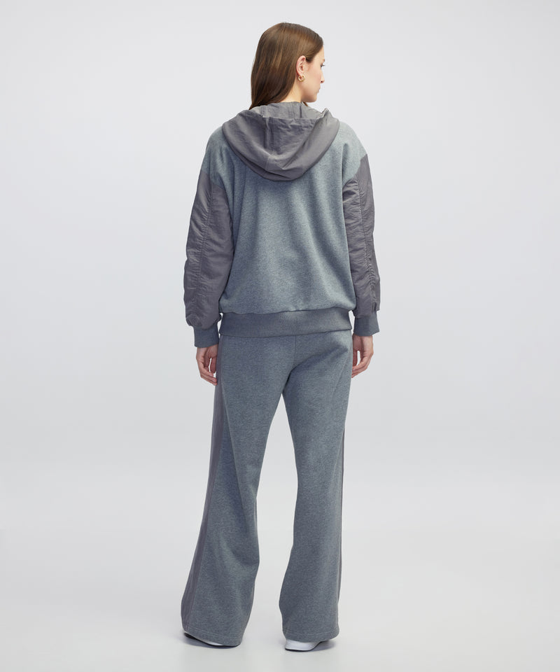 Ipekyol Monogram Patch Sweatshirt Grey Melange