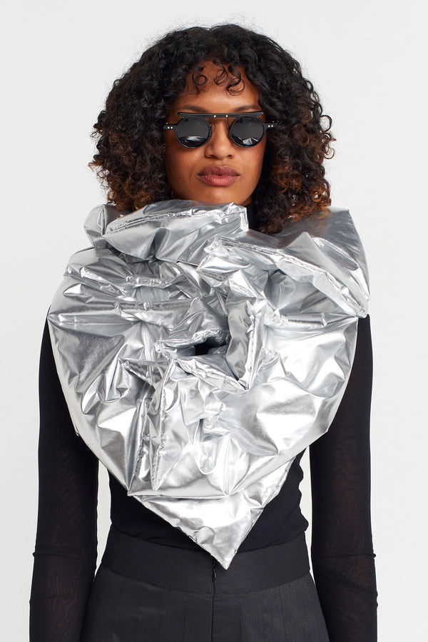 Nu Shiny Neck Collar Silver