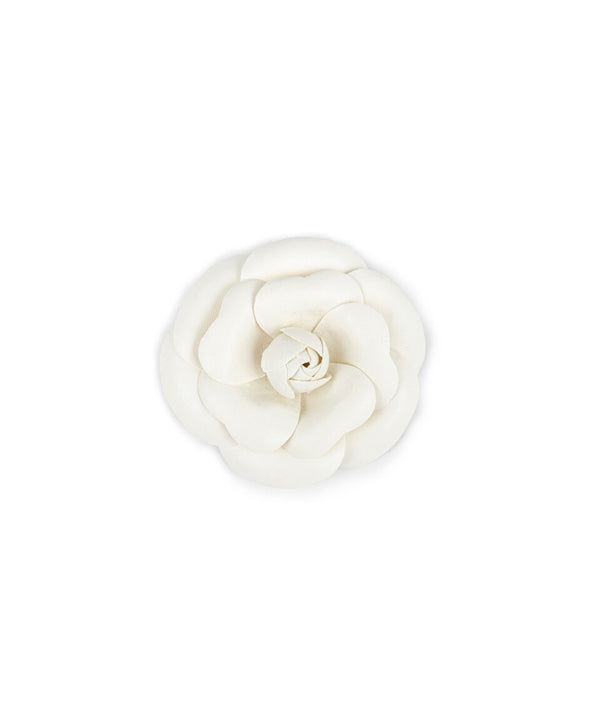 Machka Flower Brooch White