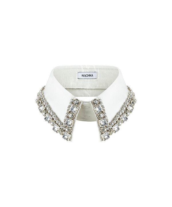 Machka Collar With Embellished Detail Off White