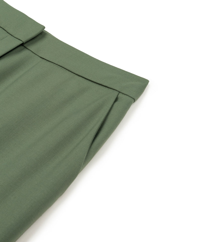 Machka Solid Relaxed Fit Trousers Light Green