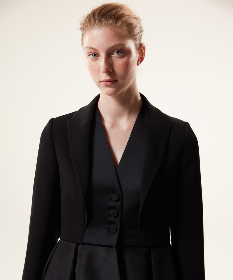 Machka Two Piece Look Blazer Black