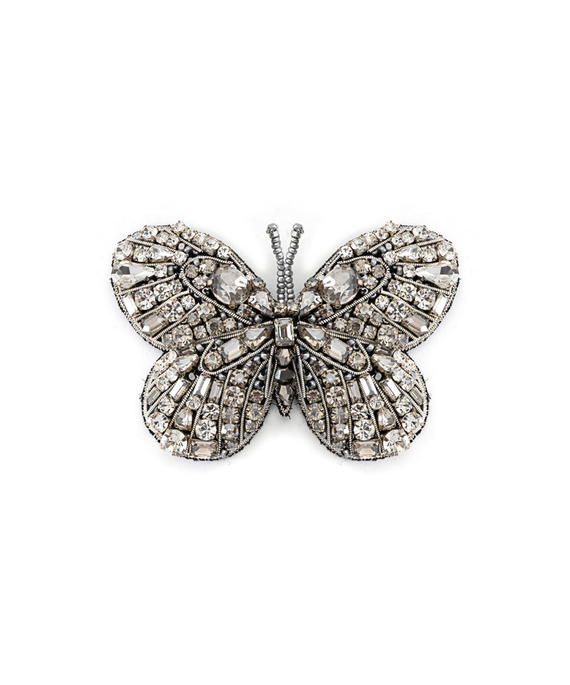 Machka Crystal Stone Butterfly Brooch Crystal