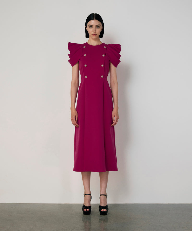 Machka Embellished Dress Dark Pink