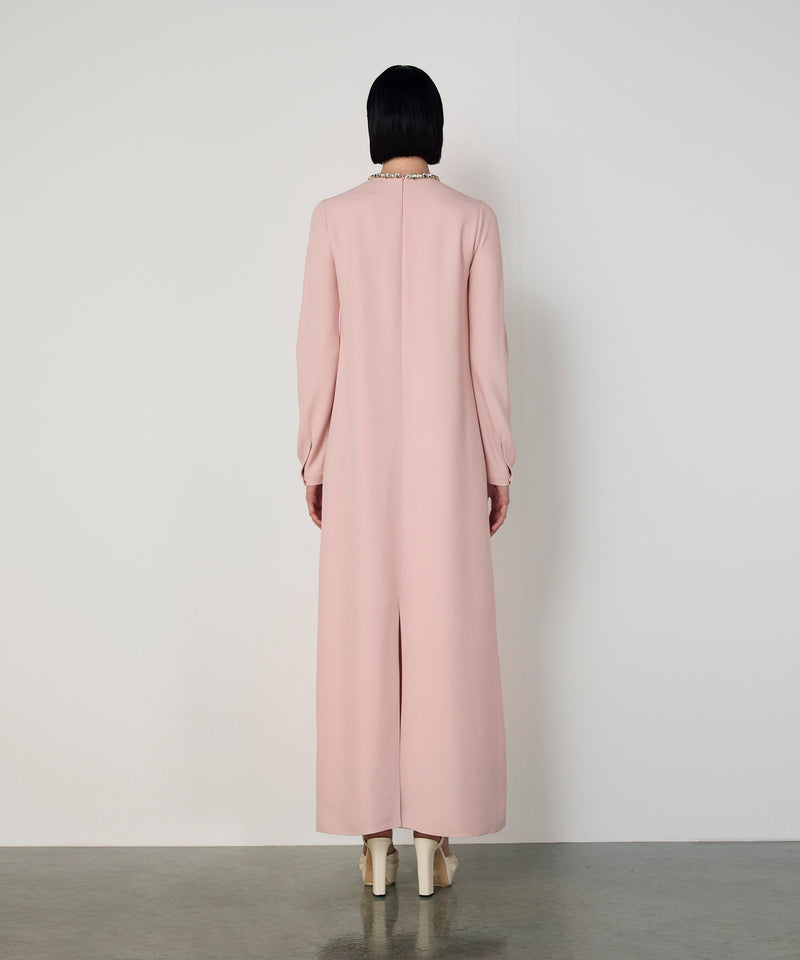 Machka Embroidered Maxi Dress Powder