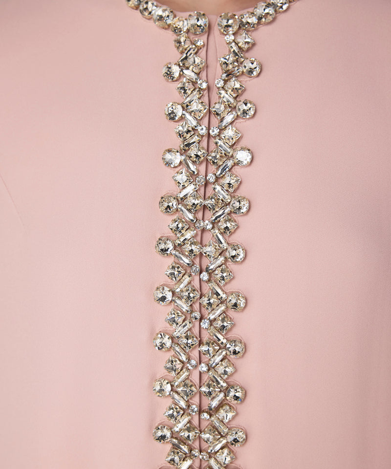 Machka Embroidered Maxi Dress Powder