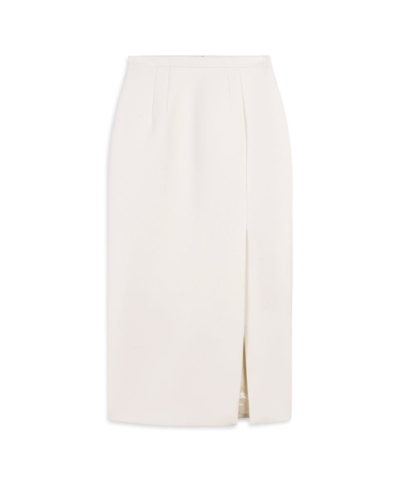 Machka Crepe Skirt Ecru