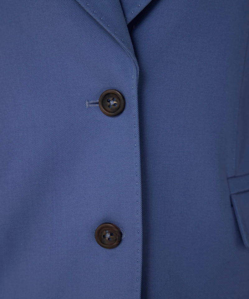 Machka Flap-Pocket Blazer Blue