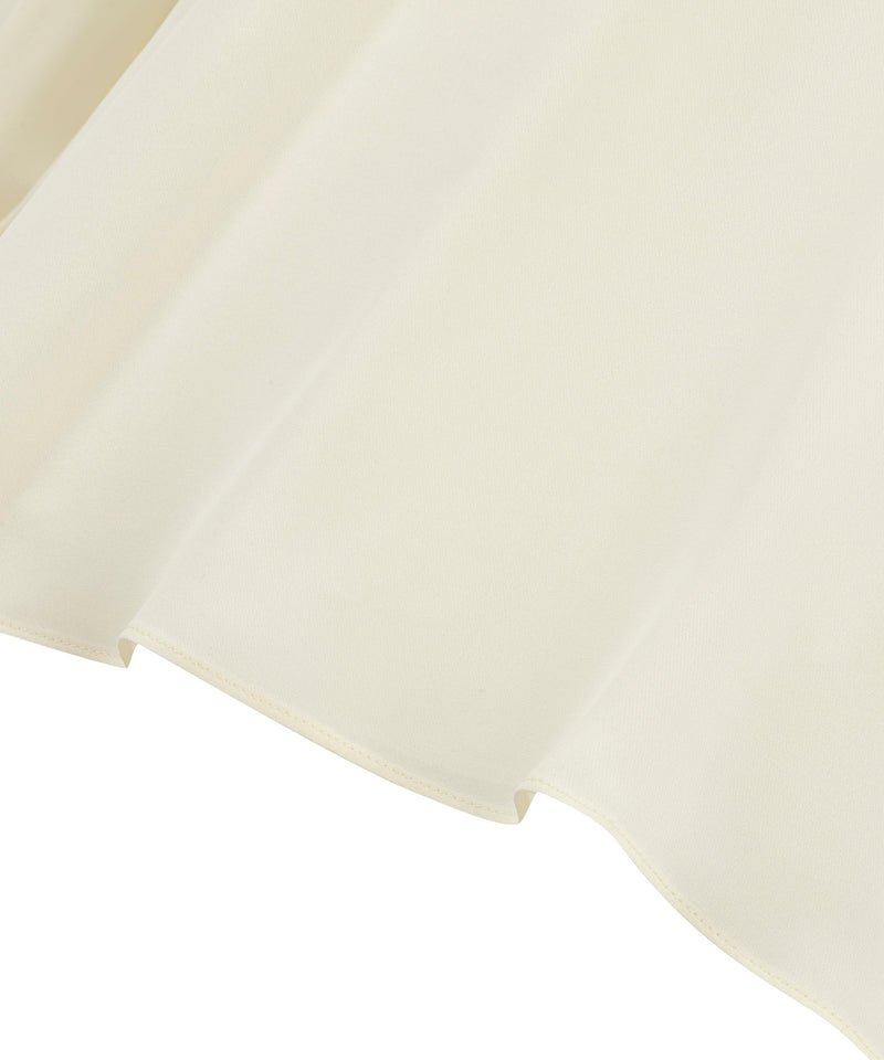 Machka Tie-Neck Silk Blouse Ecru