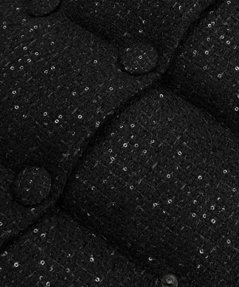 Machka Quilted Jacket With Sequins Black