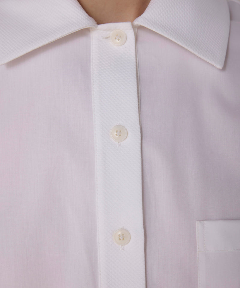 Machka Ruffled Poplin Blouse White