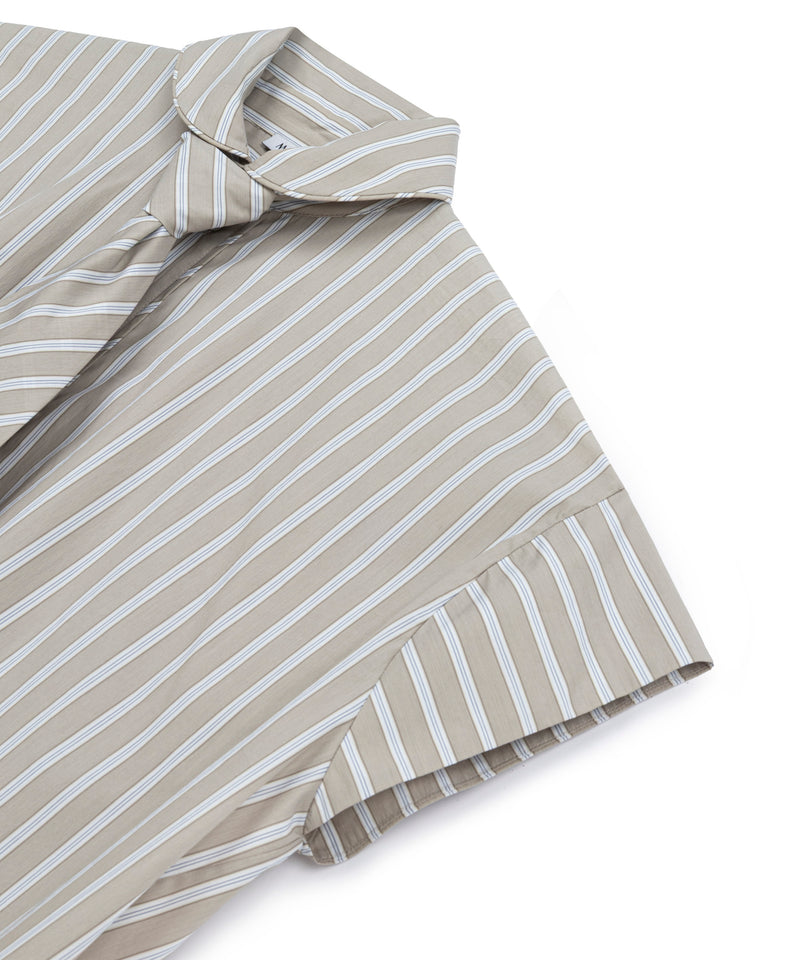 Machka Shirt With Tie Accessory Beige