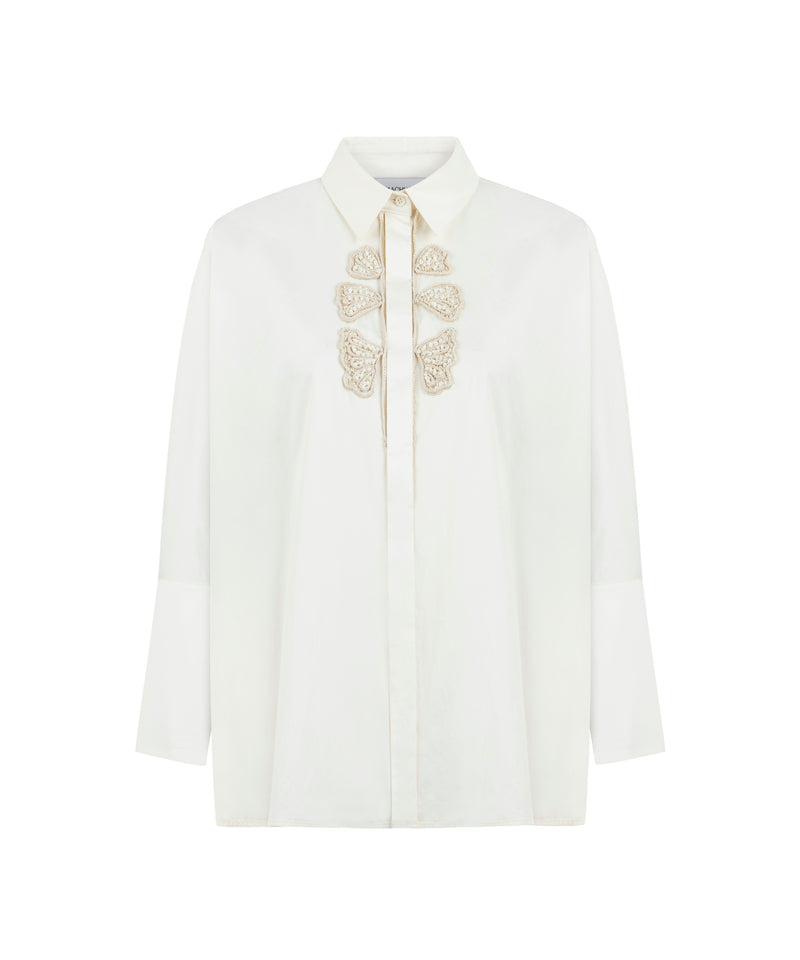 Machka Embroidered Blouse White