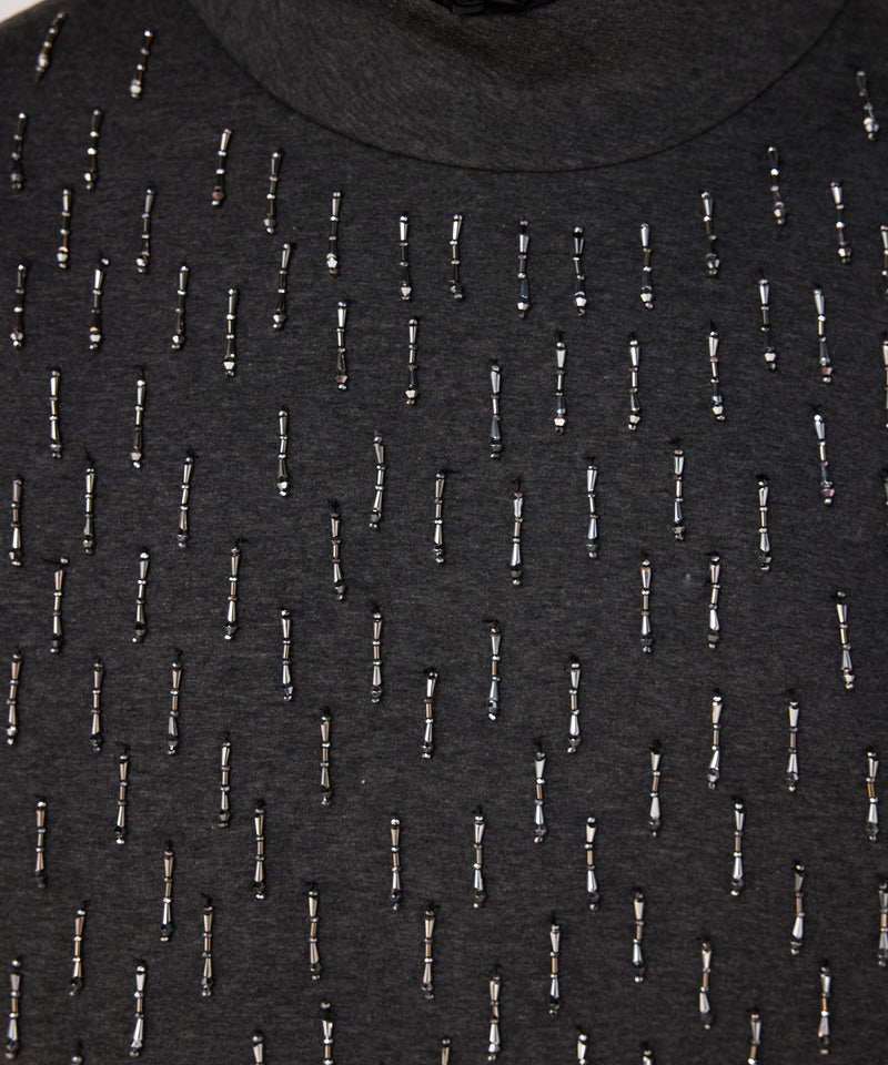 Machka Embellished Oversize Sweatshirt Anthracite