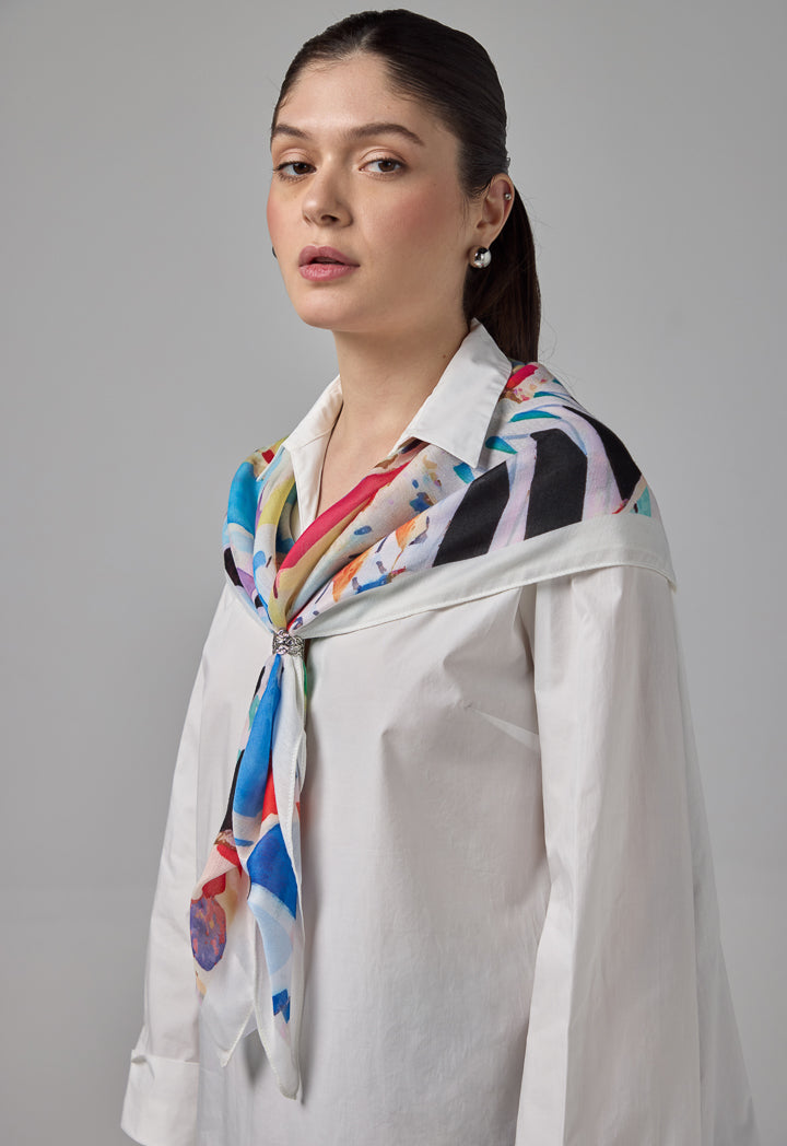 Choice Modern Multicolored Scarf Multi Color
