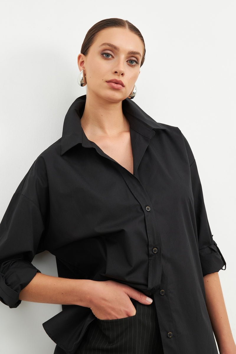 Setre Long Sleeve Shirt Black