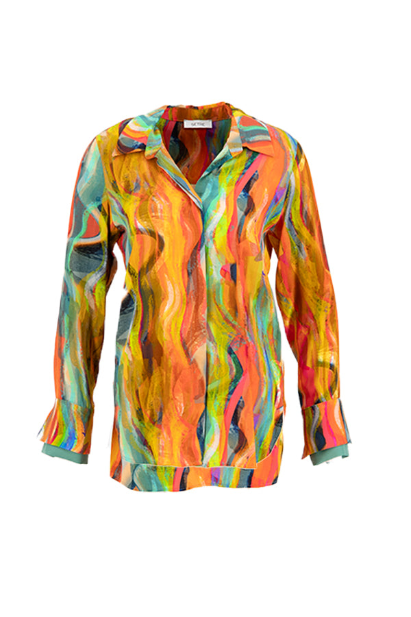 Setre Patterned Long Sleeve Shirt Multi Color