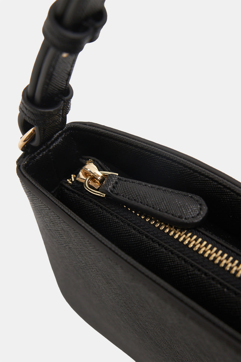 Setre Shoulder Bag With Belt Detail Black