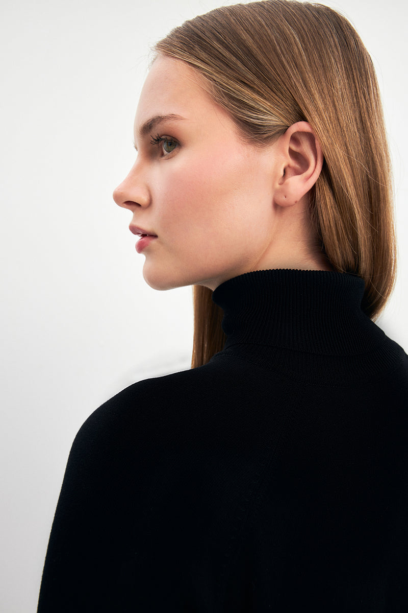 Setre Turtleneck Long Sleeve Knitwear Black