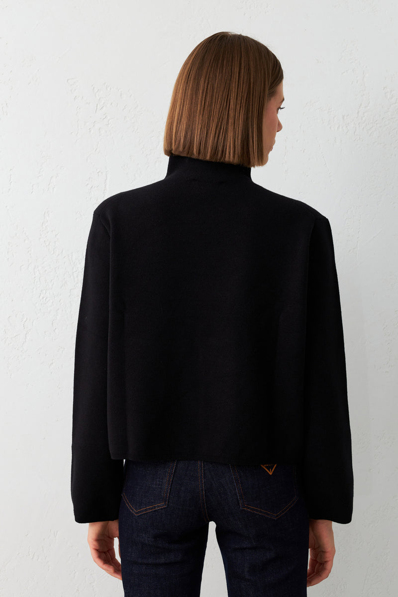 Setre Turtleneck Long Sleeve Knitwear Black