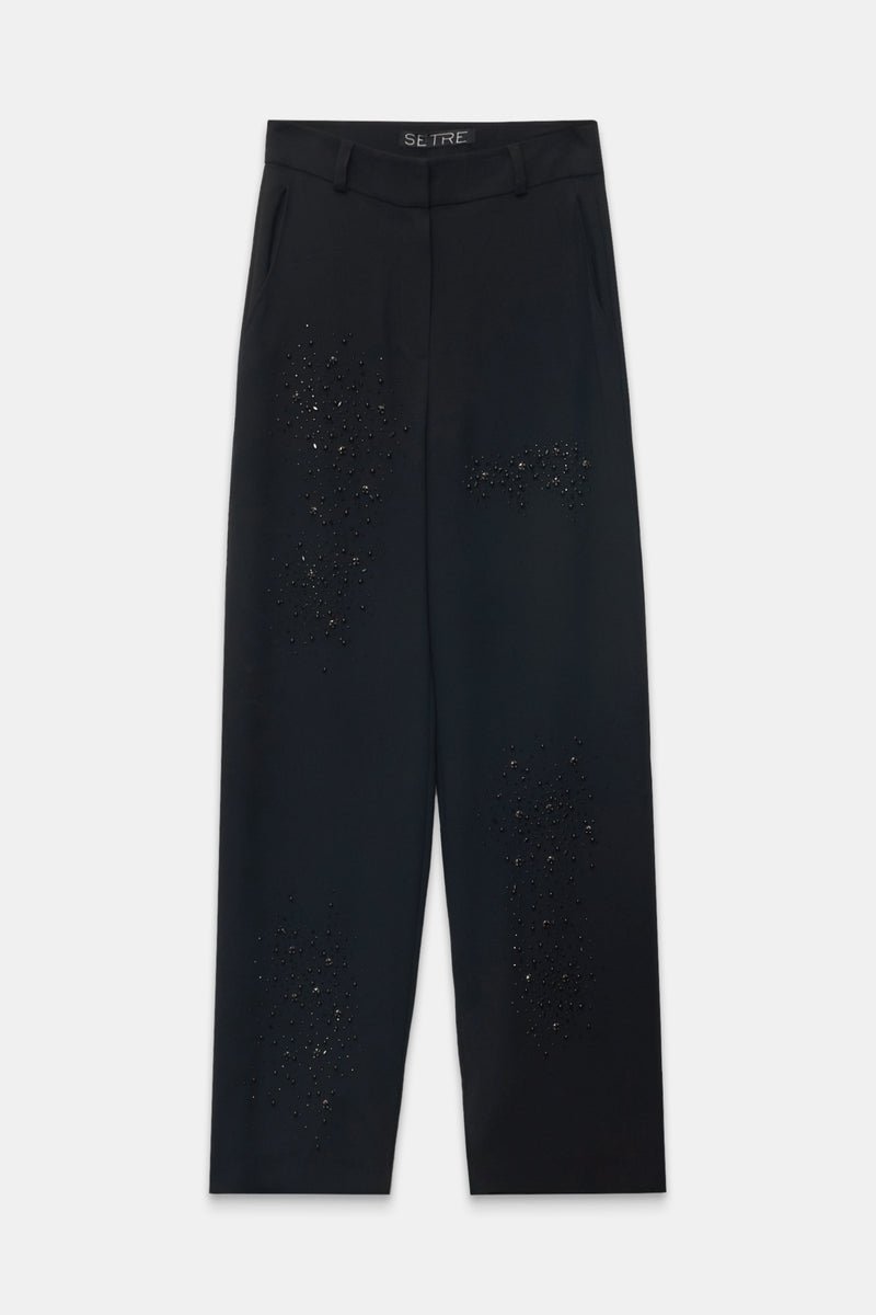 Setre Embellished Detail Trousers Black