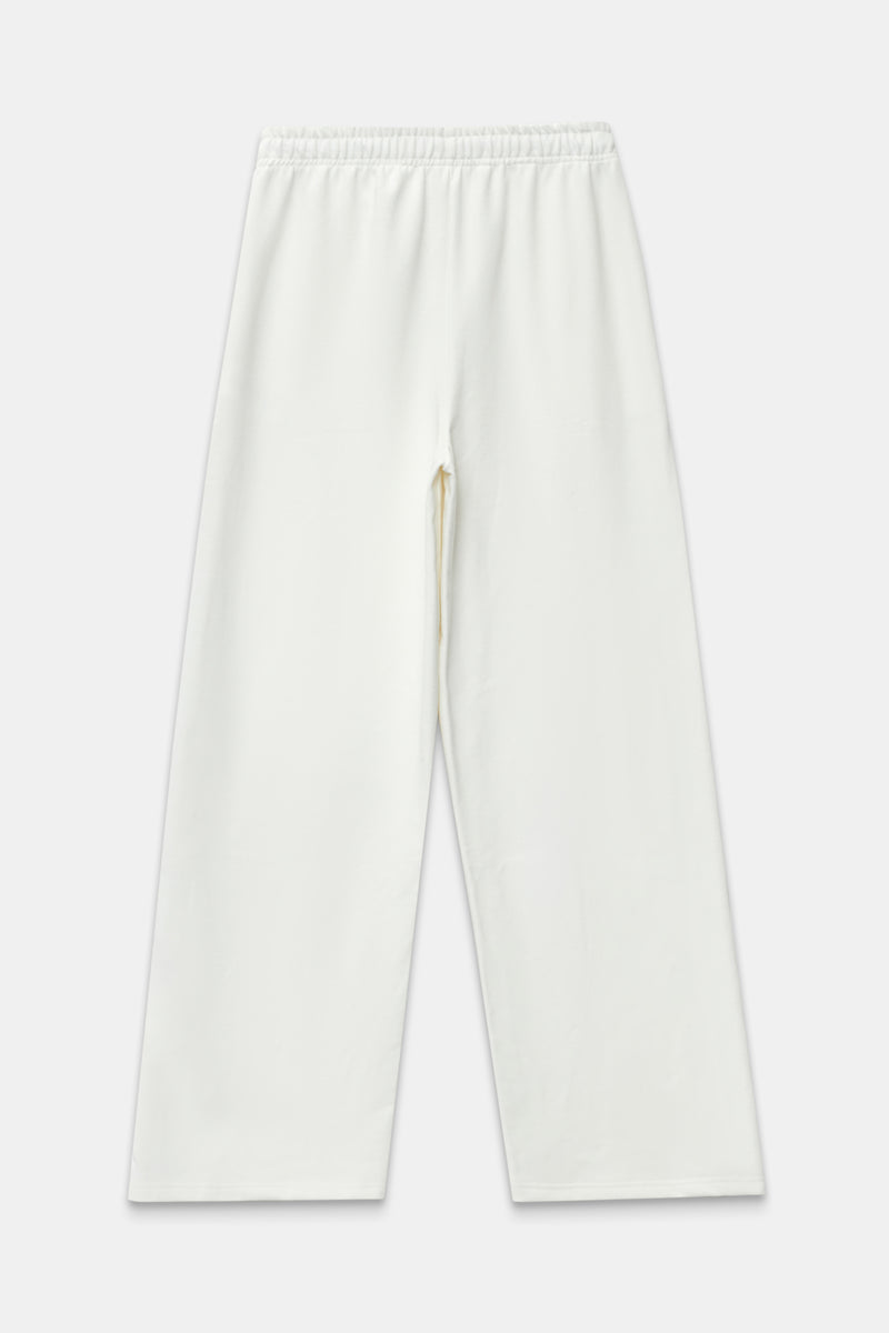 Setre Embroidered Detailed Side Striped Sweatpants Ecru