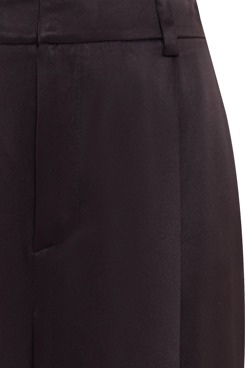 Setre Pleat Detailed Trousers Chocolate Brown
