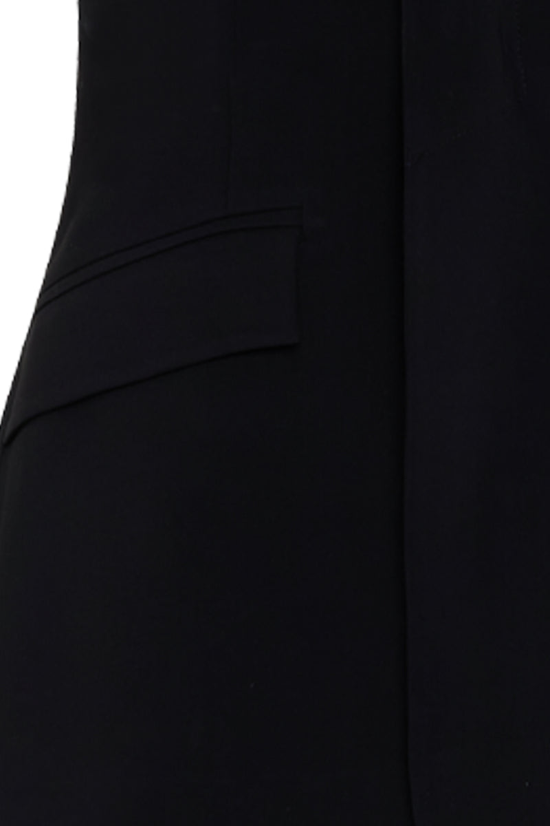 Setre Strapless Two-Piece Look Jumpsuit Black