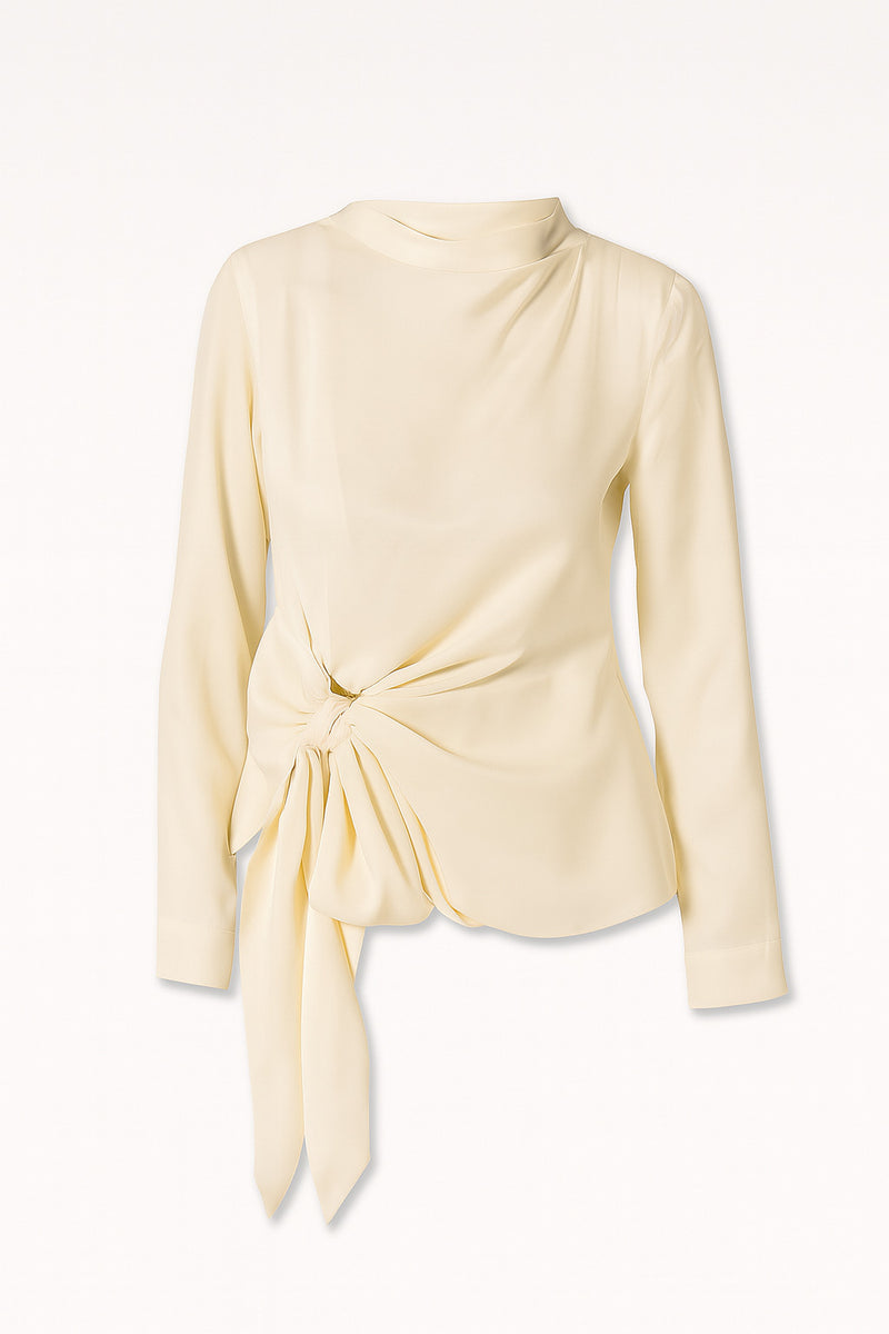 Setre Waist Tie Detailed Blouse Cream