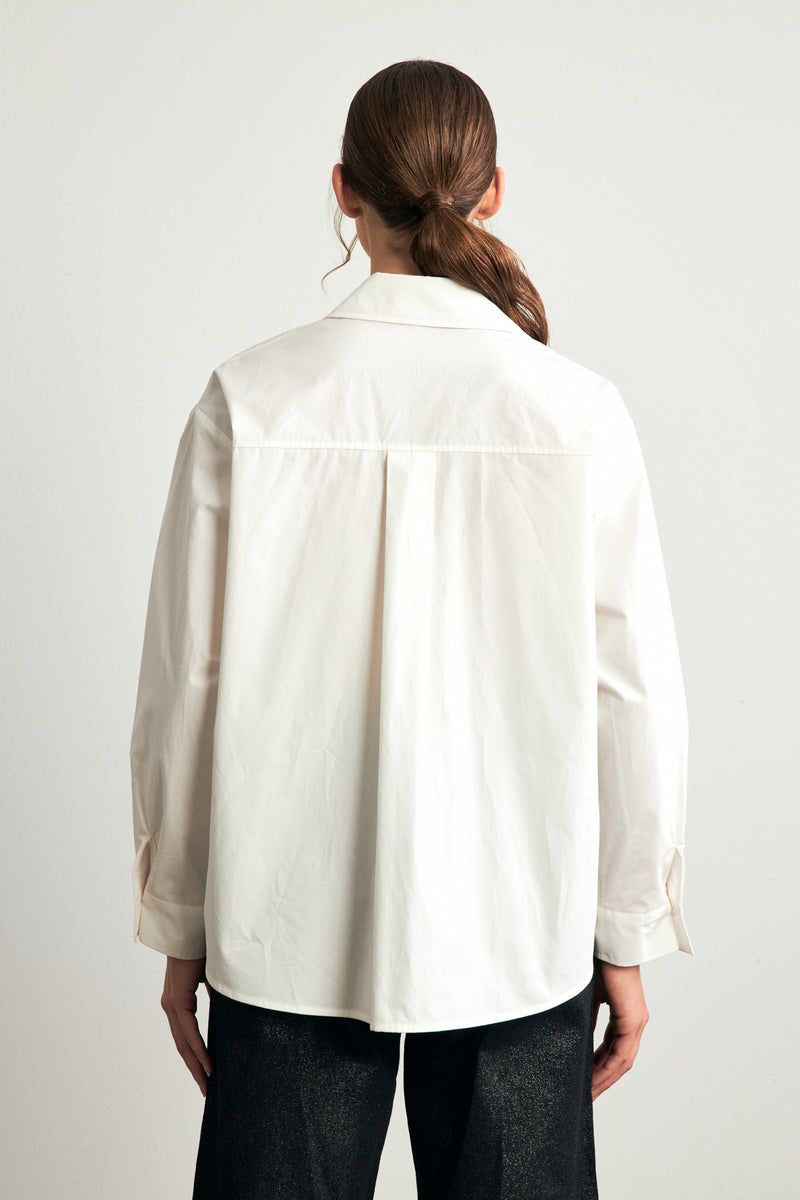 Setre Bow-Detailed Shirt Ecru