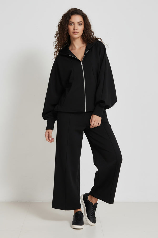 Setre Zippered Sweatshirt Black