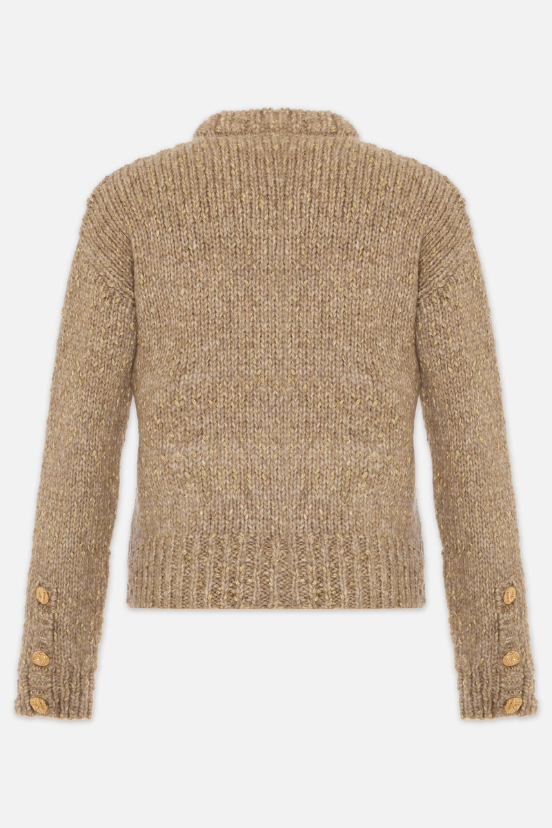 Setre Pocket Detailed Long Sleeve Knitwear Mink