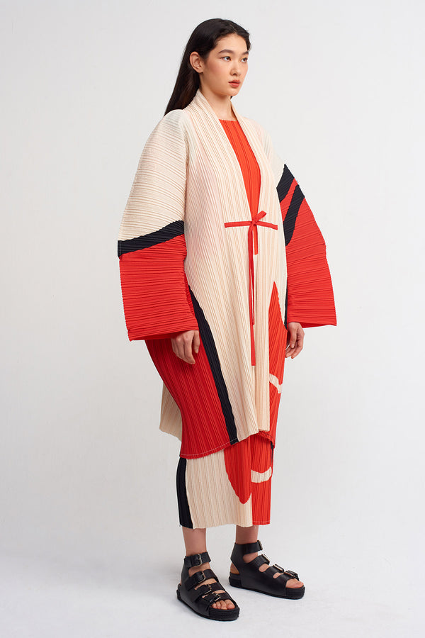Nu Multi Color Kimono Outerwear Multi Color