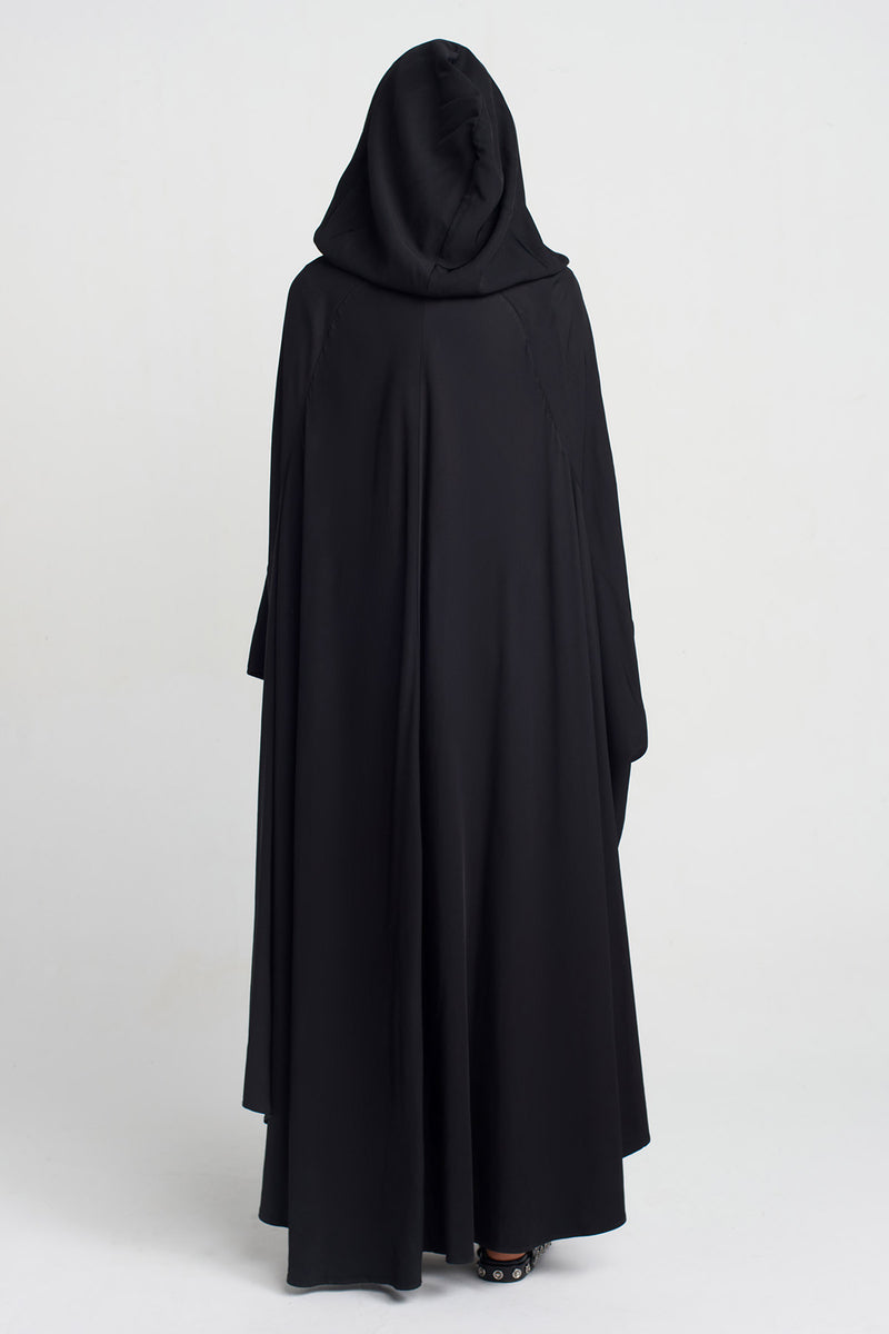 Nu Chiffon Cape Black