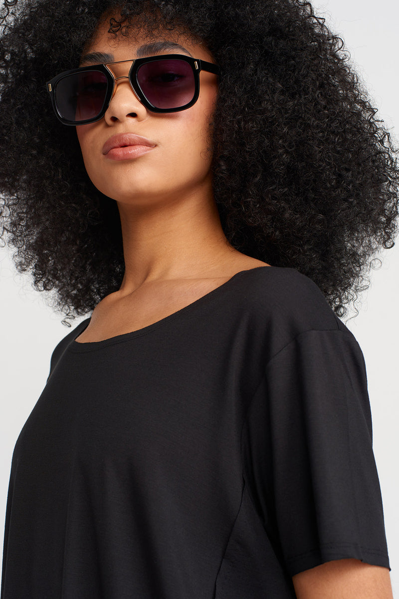 NU Short-Sleeve Jersey T-Shirt Black