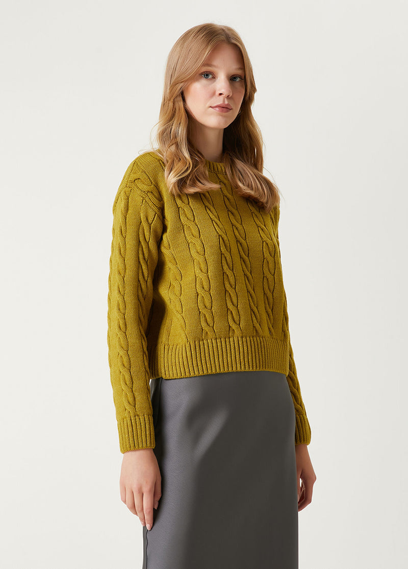 Beymen Club Hair Knitted Wool Sweater Light Green