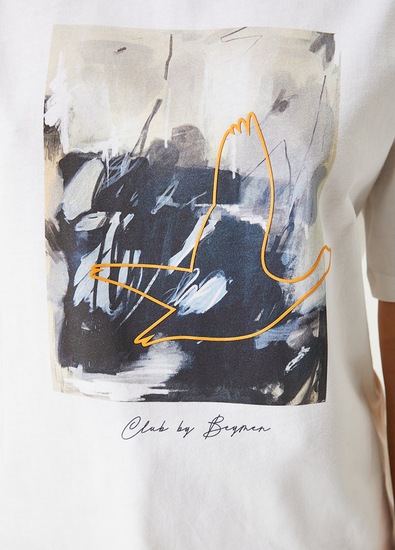 Beymen Club Graphic Print T-Shirt Off White