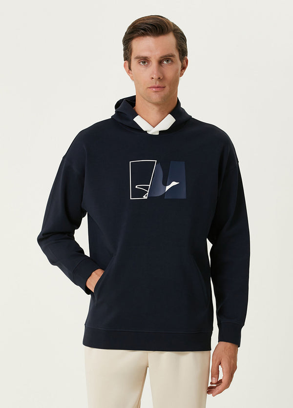 Beymen Club Men Hooded Sweatshirt Navy