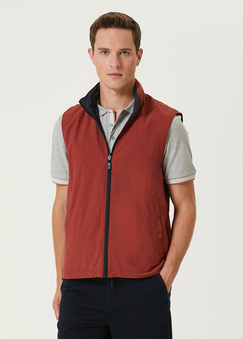 Beymen Club Men Reversible Zipped Up Vest Dark Navy