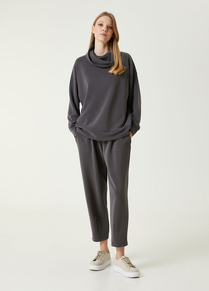 Beymen Club Draped Sweatshirt Anthracite