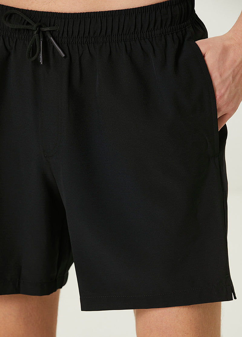 Beymen Club Men Waist Cord Stretch Swim Shorts Black