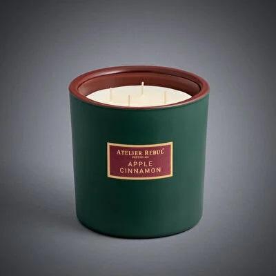 ATELIER REBUL APPLE CINNAMON XL SCENTED CANDLE 950 GR
